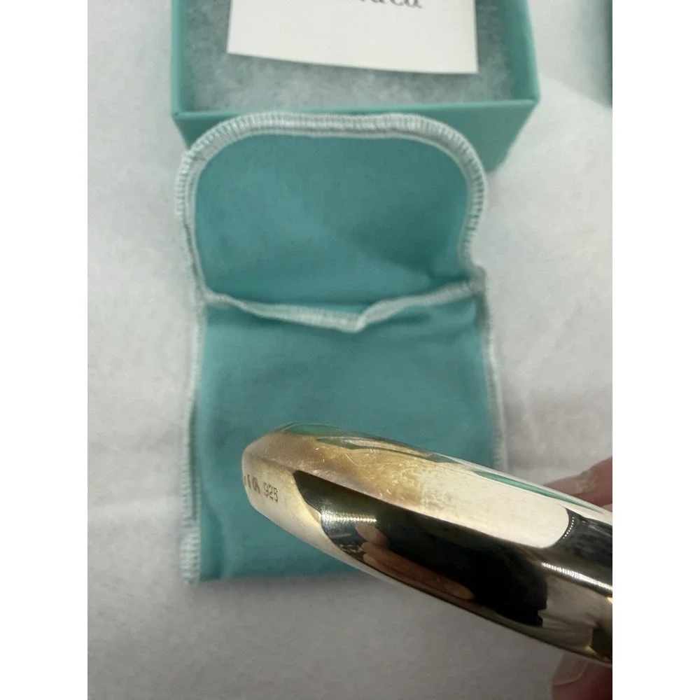 Tiffany & Co. Sterling Silver Man In The Moon Baby Rattle .925 W/ Box & Pouch